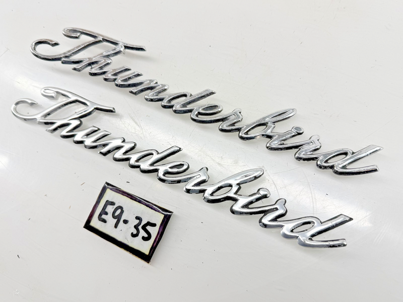 OEM 1960 - 1969 Ford Thunderbird Emblem Badge Pair C5SB-63291A36-A E9-35