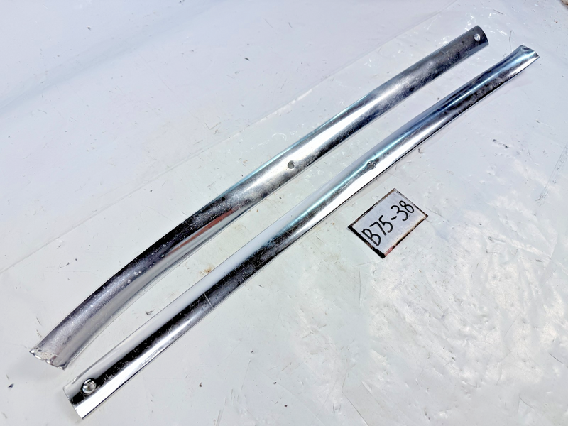 1960 Chevy Impala 4 Door Hardtop Flattop INTERIOR SIDE ROOF RAIL MOLDINGS B75-38