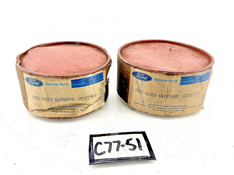 (1) NOS SEALED 1968 - 1971 FORD THUNDERBIRD UNIVERSAL JOINT KIT C8SZ4635A C77-51