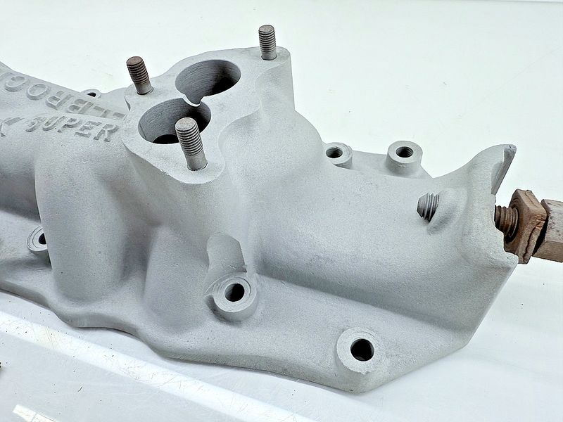 Vintage 1932-1948 Ford Flathead EDELBROCK SUPER Dual Carb Intake Manifold U1B-31