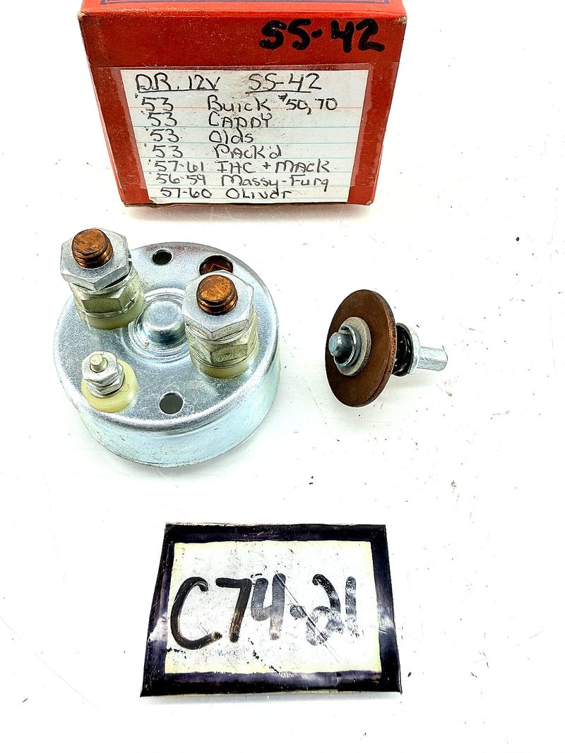 NOS 1953 BUICK CADILLAC OLDMOBILE PACKARD SOLENOID REPAIR KIT SS-42 C74-21
