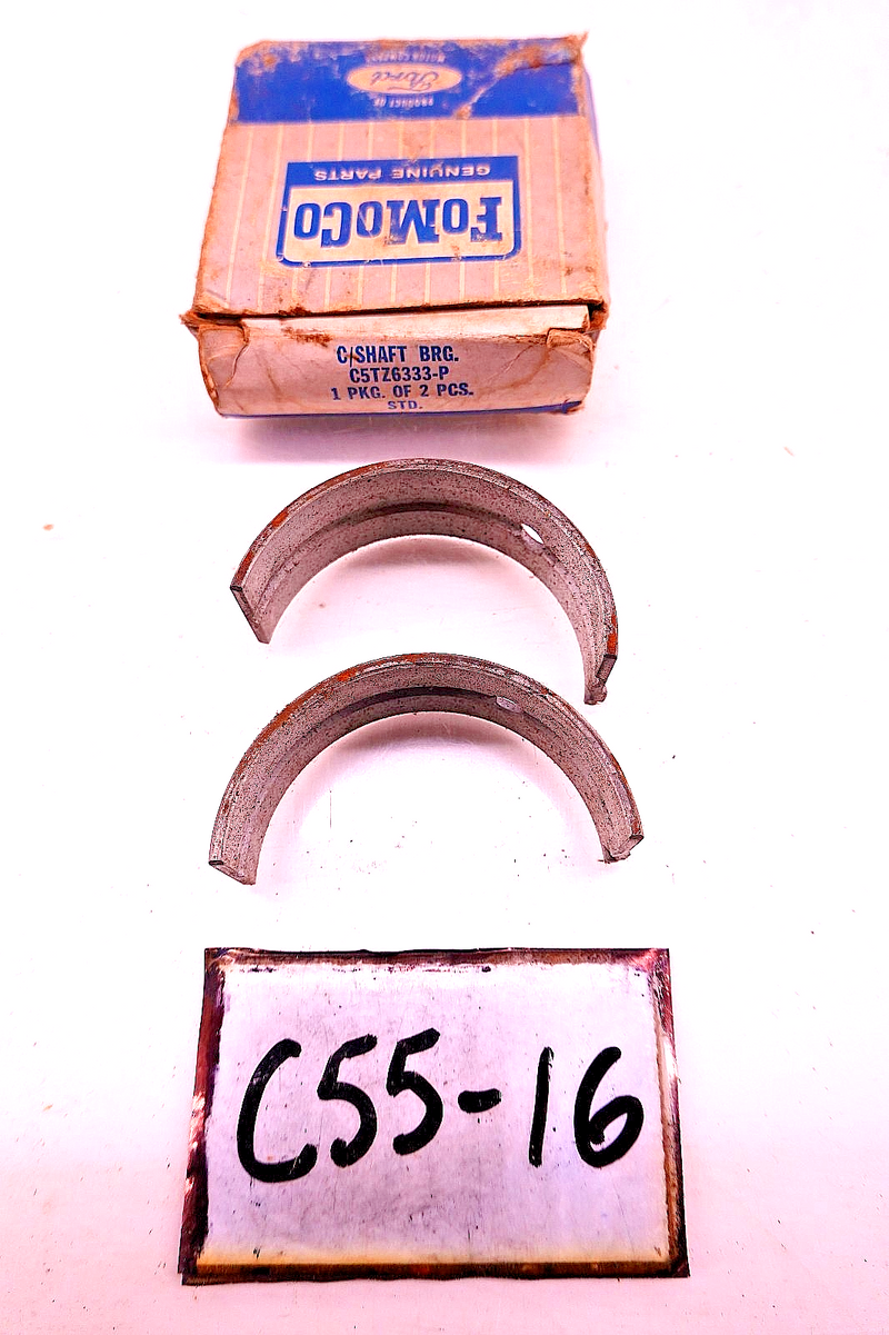 NOS 1965 1966 Ford Truck Crankshaft Bearings Std C5TZ-6333-P C55-16