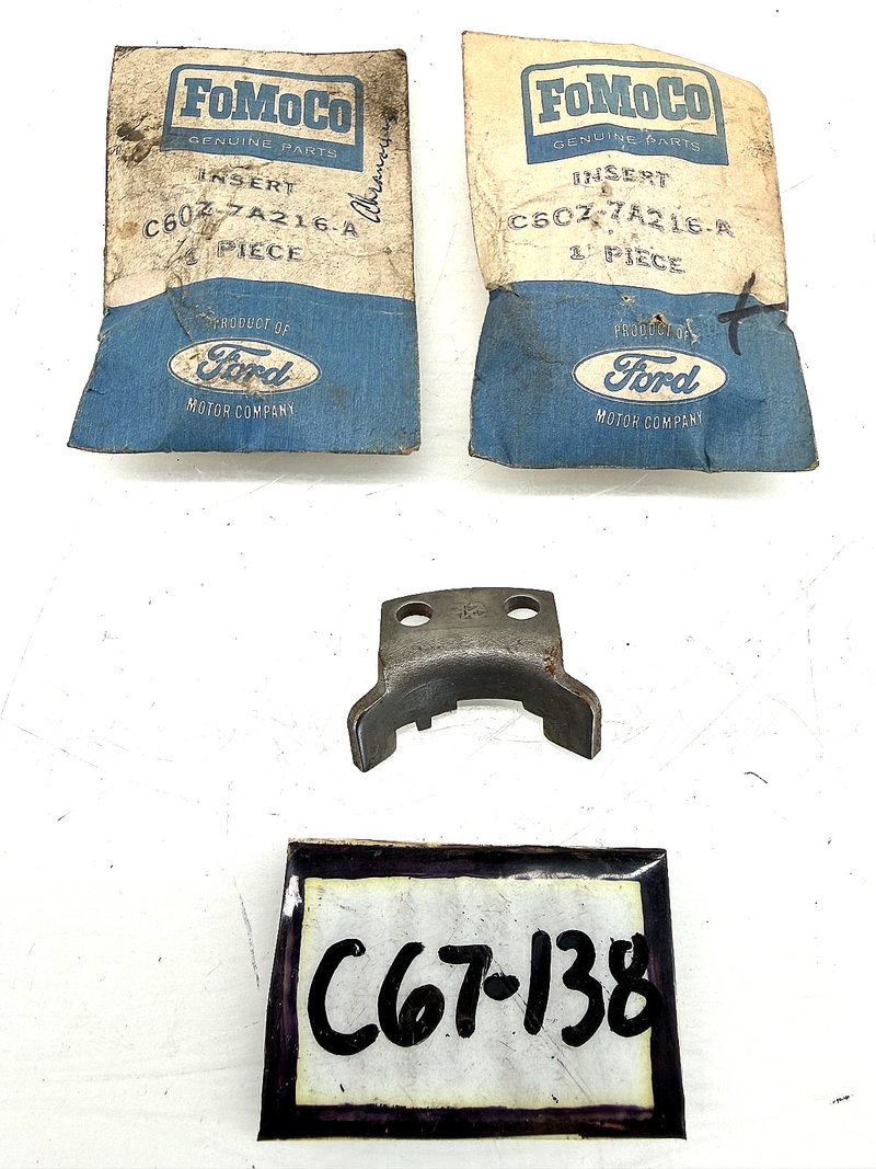 NOS 1966 Ford Mercury Transmission Control Selector Position Insert C60Z-7A216-A