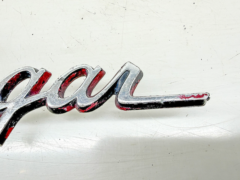 OEM 1969 1970 MERCURY COUGAR SCRIPT EMBLEM PAIR E10-41