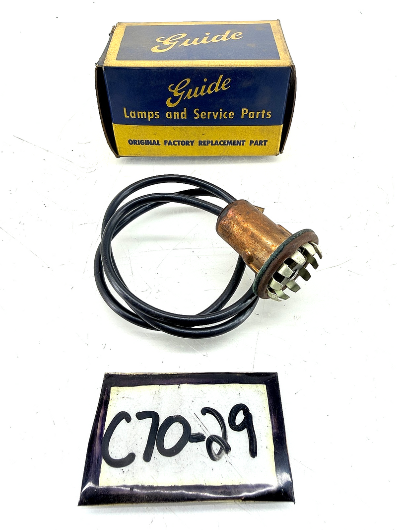 NOS 1958 - 1968 Chevrolet BelAir Impala License Plate Lamp Socket 5946129 C70-29