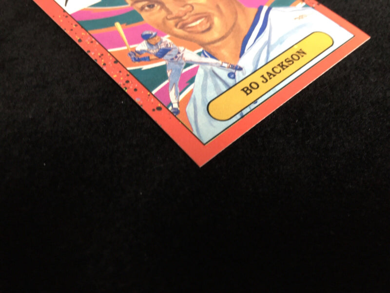 FRESHLY OPENED Bo Jackson Diamond Kings 1990 Donruss #1 RARE **Errors On Face**