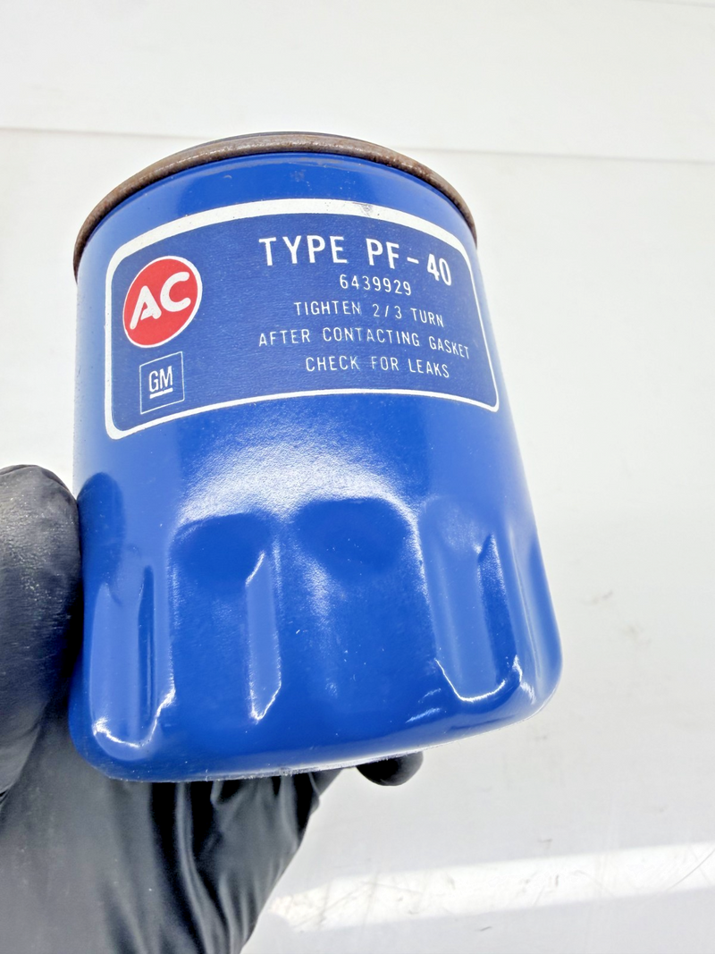 NOS AC Delco PF40 Oil Filter 6439929 Buick Olds Pontiac Chevy Chevette C49-45