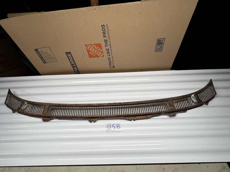 OEM 1960 Chevy Impala Windshield Wiper Cowl Vent Grill Panel Belair U5B-9