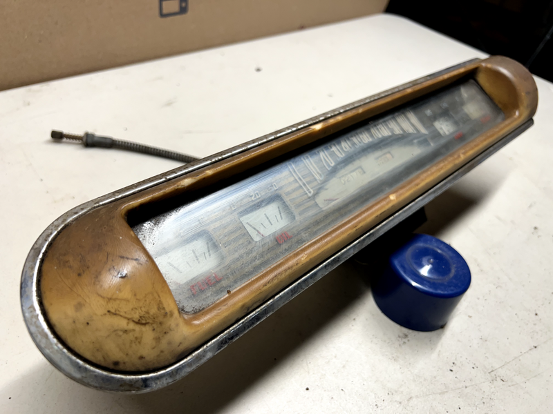 Original 41 1941 Mercury Waltham Watch Vintage Speedometer Gauge Cluster U1C-B9