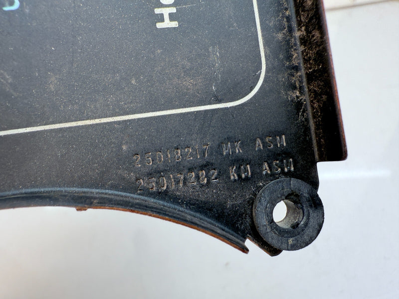 OEM GM 1978 1979 Chevy Impala Caprice Speedometer Cluster Plate 25018217 B62-11