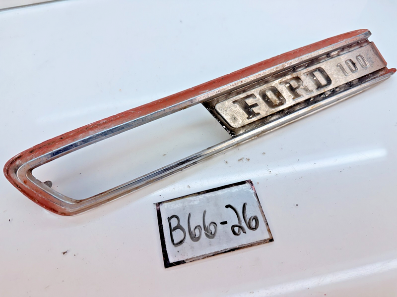 OEM 1968 - 1972 Ford Truck F100 LH Hood Emblems Badge C8TB-16721-A B66-26
