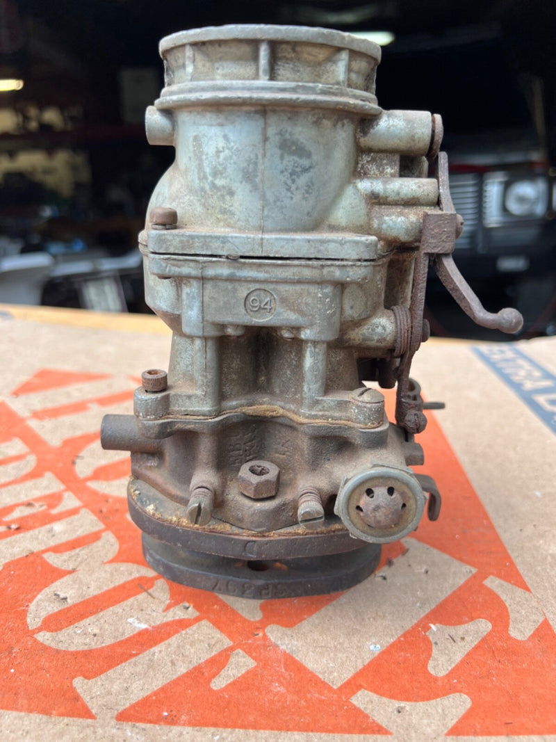 Used Factory Ford Flathead Carburetor Model 59 with 94 15/16 Stamp Free Linkage