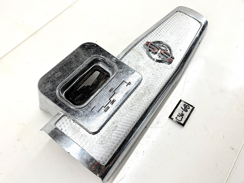 Vintage 1963 Chevy Impala SS Automatic Center SHIFTER Console Chrome 3827422 C36