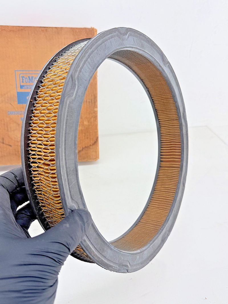 NOS 1957 Ford Fairlane Ranchero Custom 6cyl Air Cleaner Element B7A-9601-A B51-2