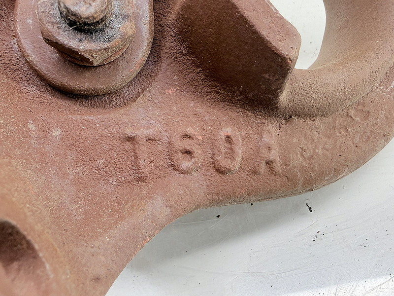 Original WW2 Willys MB Ford GPW Pintle Tow Hook Hitch T60A WWII "F" Mark C41-17