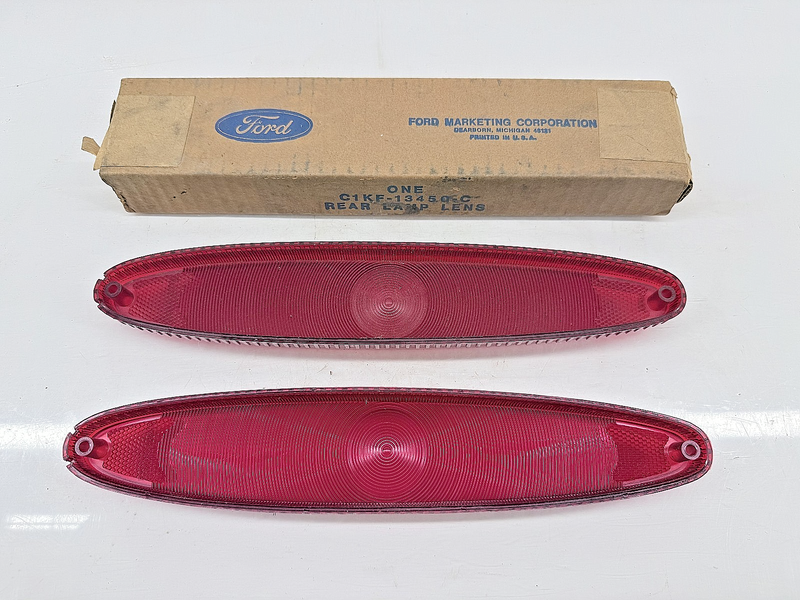 NOS 1960 - 1961 Mercury Comet PAIR of Taillight Lens C1KF-13450C C51-21