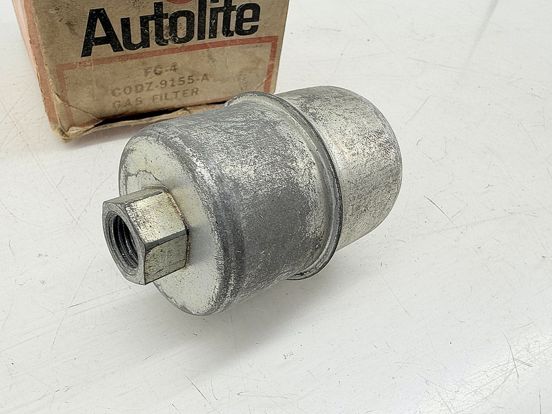 NOS 1959 - 1968 FORD FALCON THUNDERBIRD GAS FUEL FILTER C0DZ-9155-A C77-27