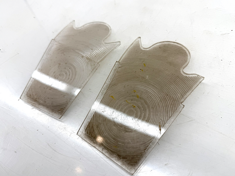 OEM 1958 Mercury Montclair Monterey Inner Taillight Lens Pair C67-33