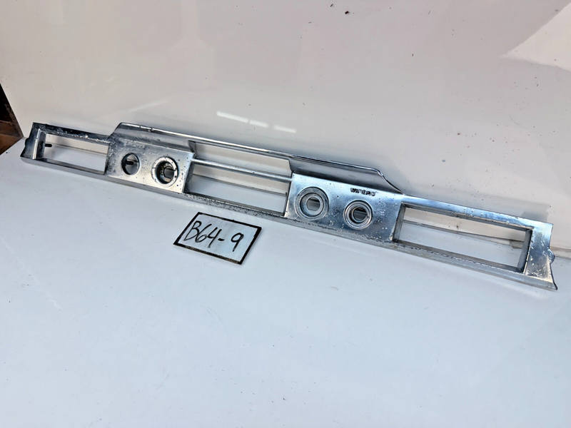 Vintage Lighter Wipers Chrome Dash Panel Part # CB17520 754706 B64-9