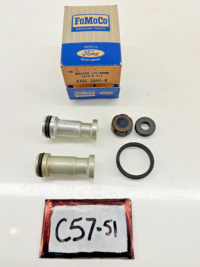 NOS 1965 1966 Mustang 1961 - 1966 Tbird BRAKE MASTER CYLINDER REPAIR KIT C57-51