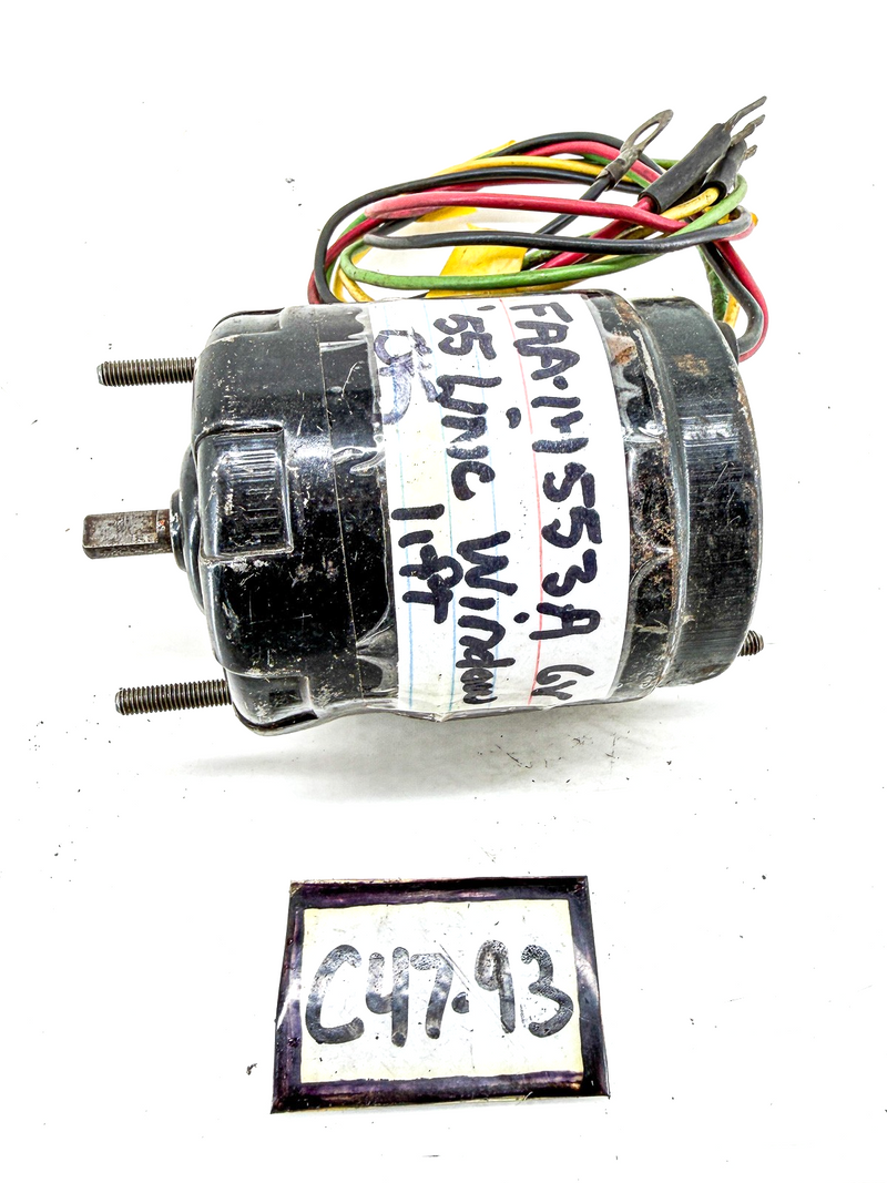 Vintage 1955 LINCOLN POWER WINDOW LIFT MOTOR 6 VOLT FAA-14553-A C47-93