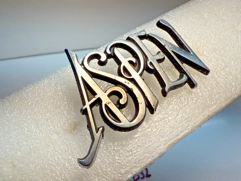 OEM 1976 - 1980 Dodge Aspen Trunk Emblem Name 77 78 79 Chrome Script B32-55