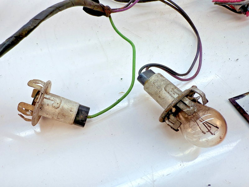 OEM 1960 60 Chevy Impala Rear Light Wiring Harness Rear Section 2 / 4 Door B80-6