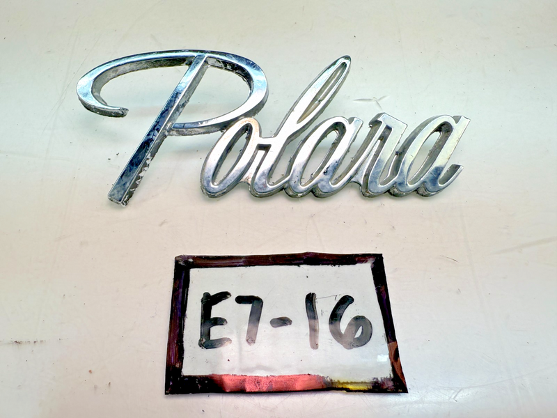 OEM 1965 1966 1967 Dodge Polara Script Emblem Moulding  2579668 E7-16