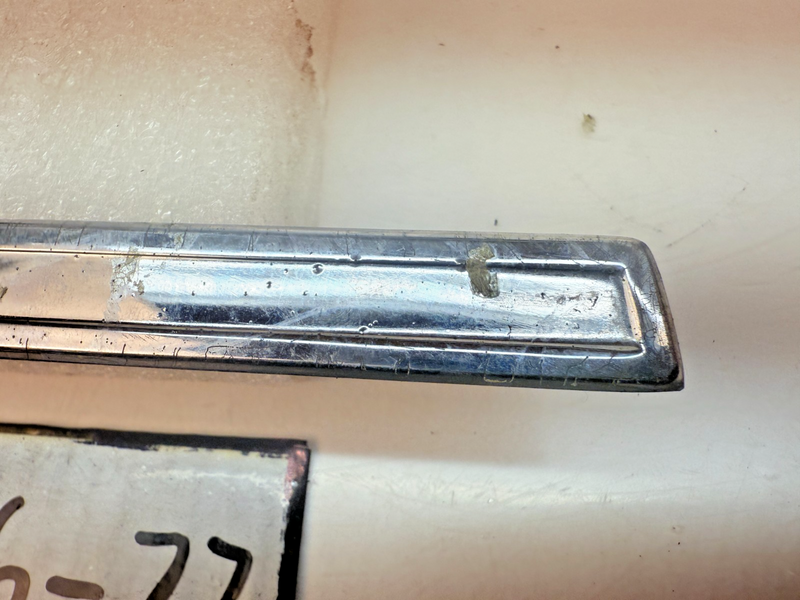 OEM 1960 Chevrolet Impala #3 Left Front Fender Chrome Molding Trim Louver E6-77