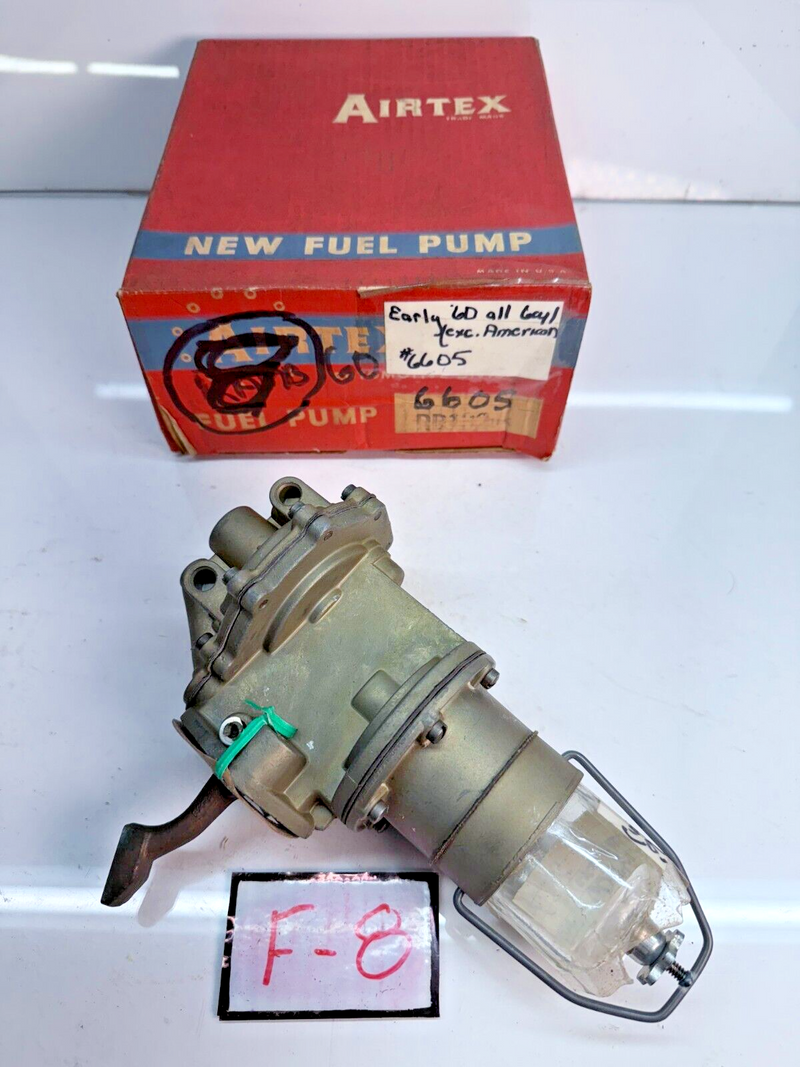 NORS 6605 FUEL VACUUM PUMP EARLY 1960 RAMBLER 6 CYLINDER EXCEPT RAMBLER 60 F-8