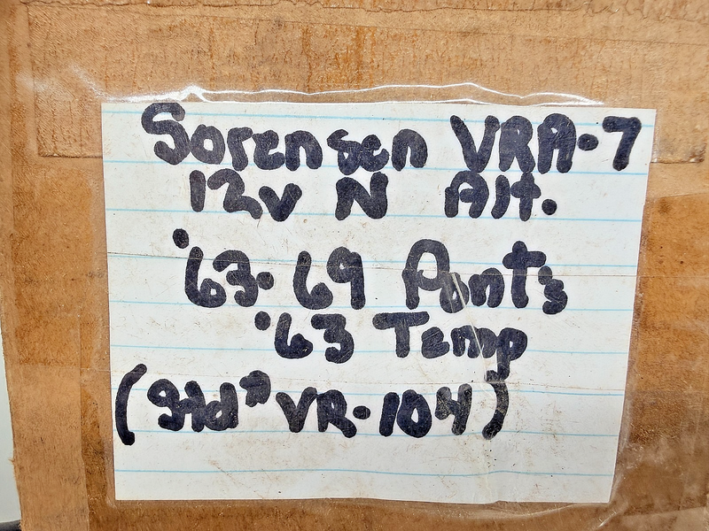 NOS  1963 - 1969 PONTIAC CHEVROLET VOLTAGE REGULATOR VRA-7 44-403 C74-22