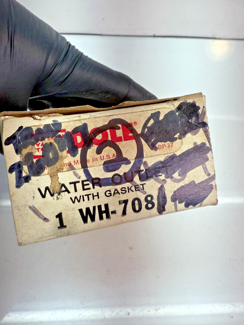 NOS DOLE 26047 / 7081 Engine Coolant Water Outlet 1975 -1980 Ford Mercury B49-2