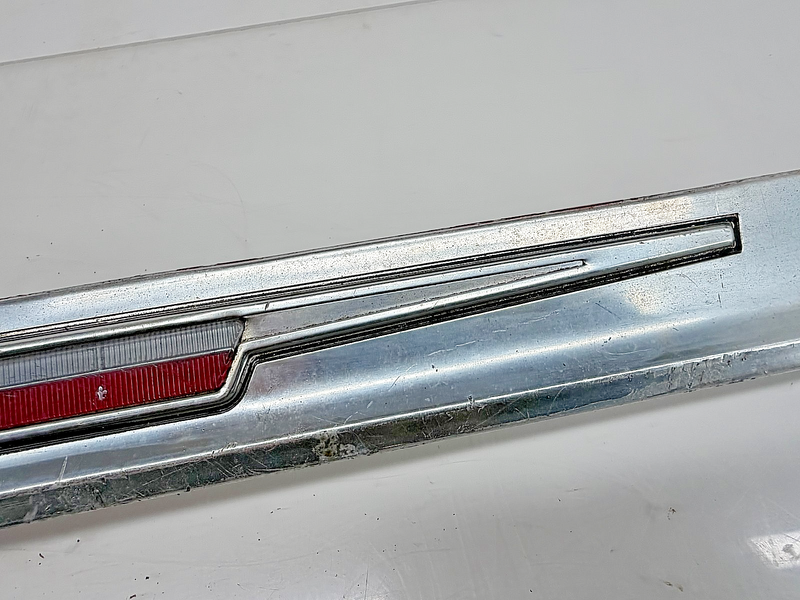 OEM 1964 Chevy Impala Belair Biscayne Hood Lip Molding Above Grille Aluminum