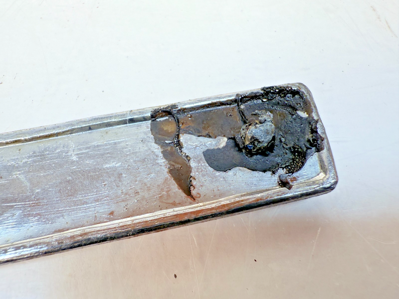 OEM 1960 Chevrolet Impala #5 Left Front Fender Chrome Molding Trim Louver E6-82