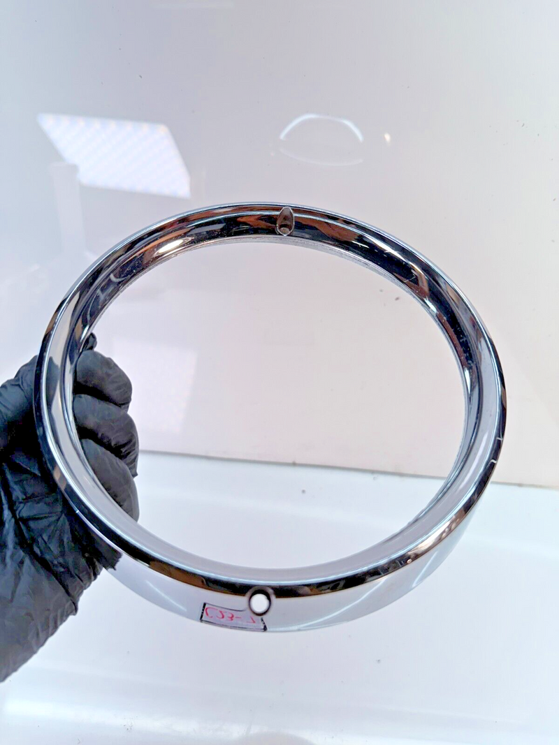 OEM 1963 Buick Special  Inner Headlamp Headlight Chrome Bezel 5954315 63 C23-7