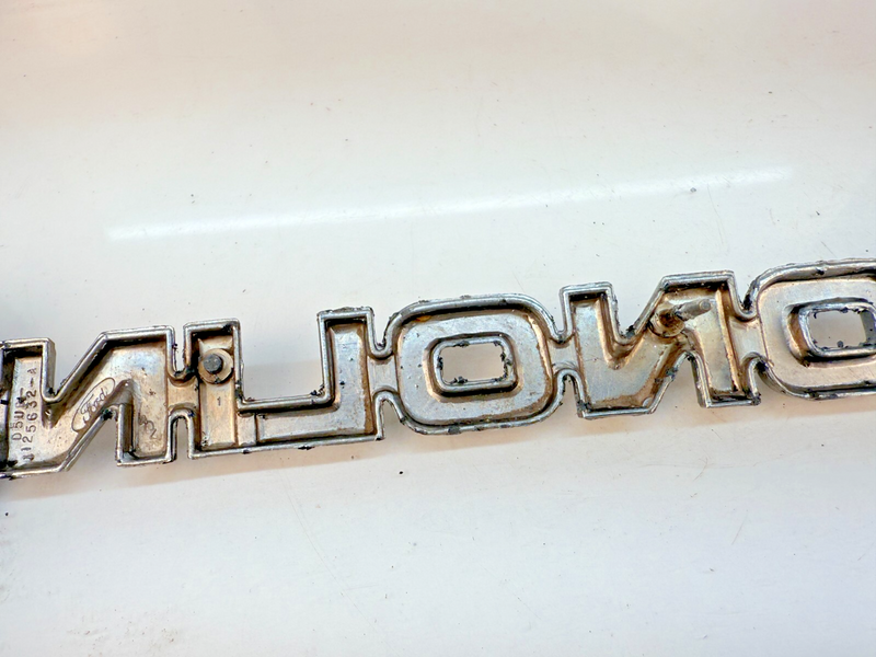 75 - 80 Ford OEM D5UB-1125632-A Econoline Van Rear Quarter Panel Emblem B32-281