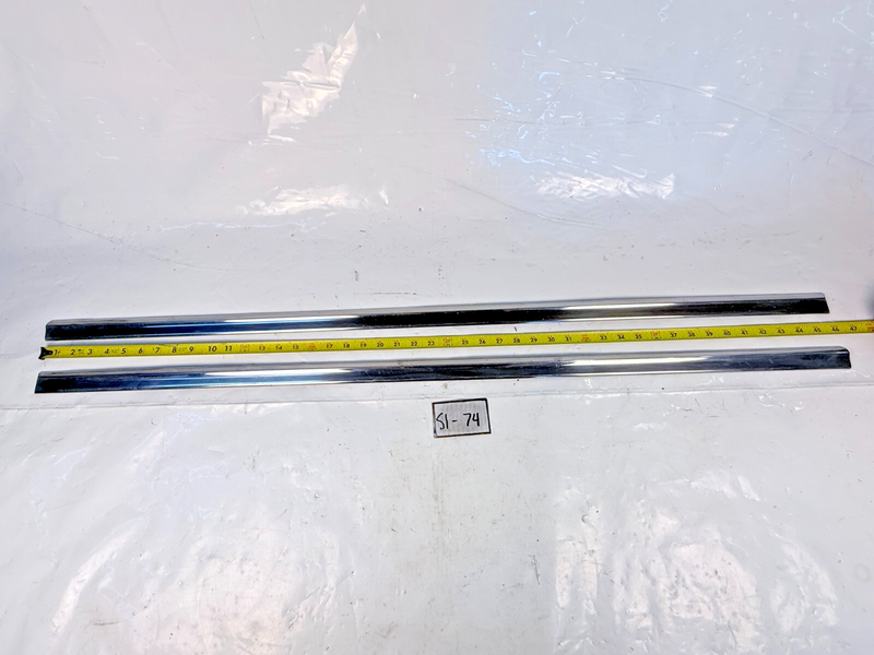 ORIGINAL 1956 CHEVROLET BEL AIR  Pair of FRONT DOOR TRIM Moulding S1-74