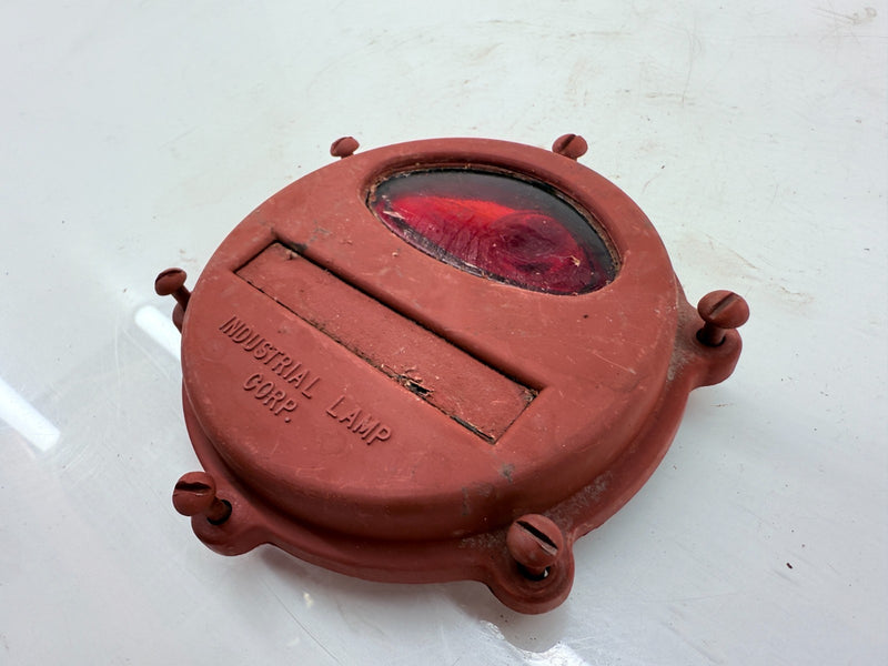 OEM 1950's Kaiser Willy M38 MC Jeep Rear Stop Light Turn Signal Lens Cover C40-3