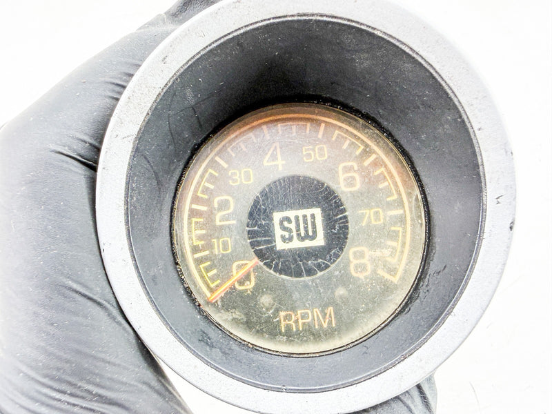 Vintage 1960s Stewart Warner 8000RPM Tachometer 822746 Gasser Rat Hot Rod C39-67