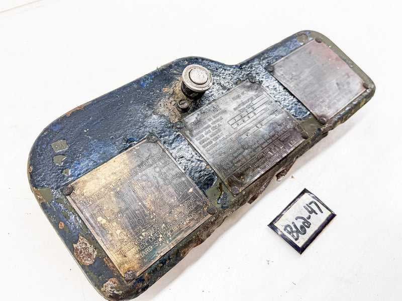 Original 1942 FORD GPW WWII JEEP GLOVE BOX DOOR with 3 DATA PLATES G503 B62-47