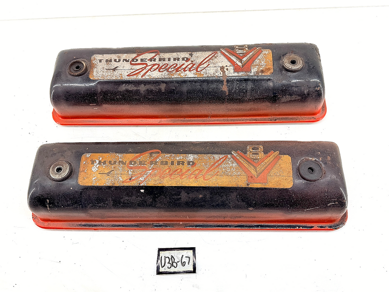 1955 1956 1957 FORD Thunderbird 272 292 312 Y BLOCK ENGINE VALVE COVERS U3B-67