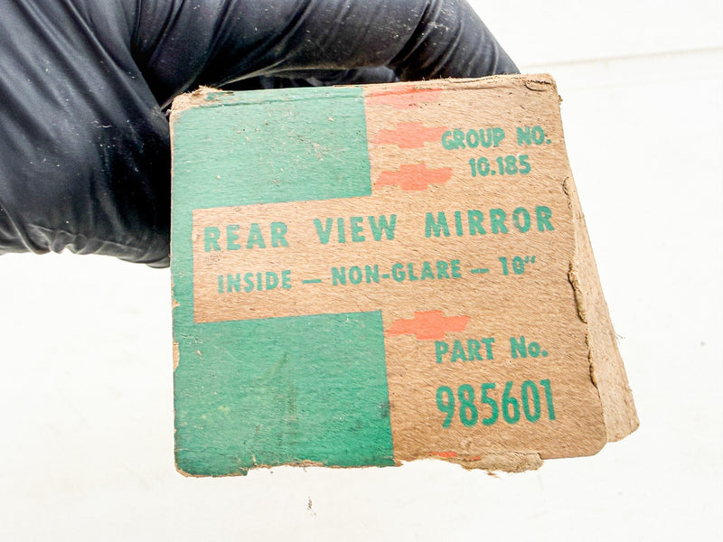 NOS 1963 - 1965 Chevrolet Accessory Rear View Mirror Non-Glare 10" 985601 C79-1