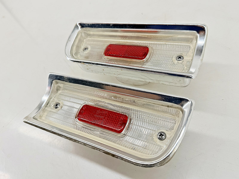 OEM 1964 Chevrolet Chevelle Malibu Backup Lamp Lens Pair 5955880 C70-34