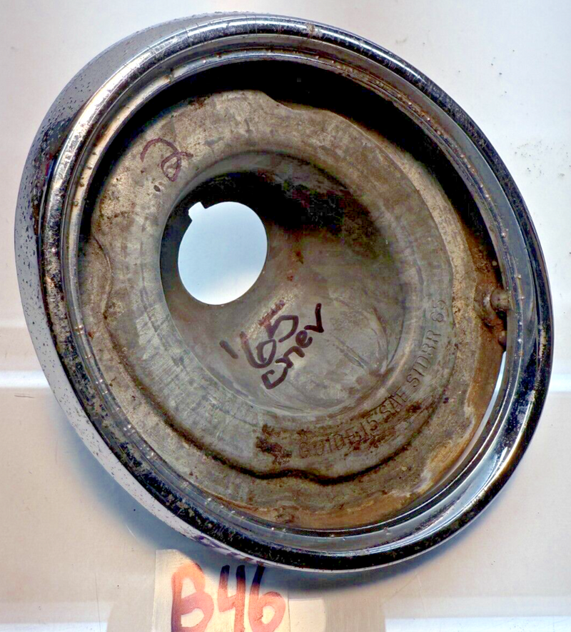 OEM 1965 Chevrolet Impala Bel Air Biscayne Rear Taillight Lamp Bezel 65 B46-2