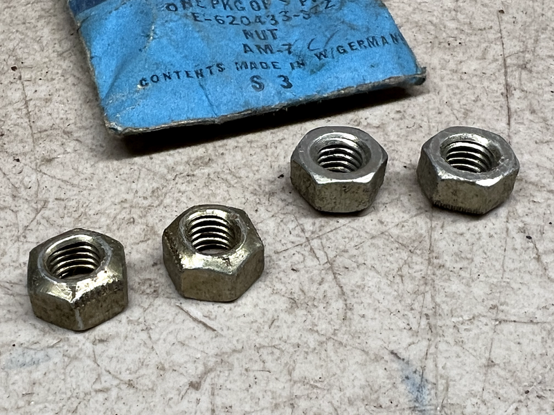(4) NOS Ford E-620433-S72 Nut B31-172