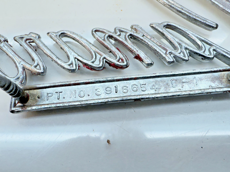 OEM 1968 - 1969 Camaro By Chevrolet Trunk Emblem 7752901 E5-43