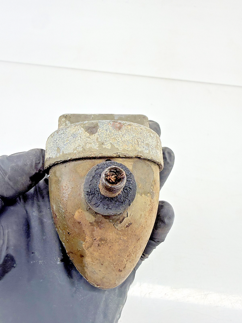 Original Ford GPW Jeep "F" Marked Blackout Light Grill Marker Light C46-50