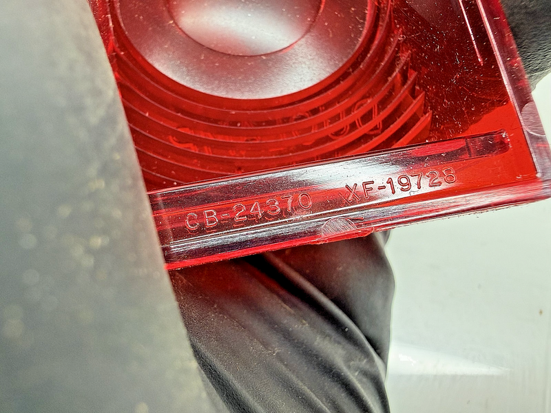 NOS 1948 - 1956 Panel Truck Ford Rear Lamp Lens 11A-13450-A C62-37