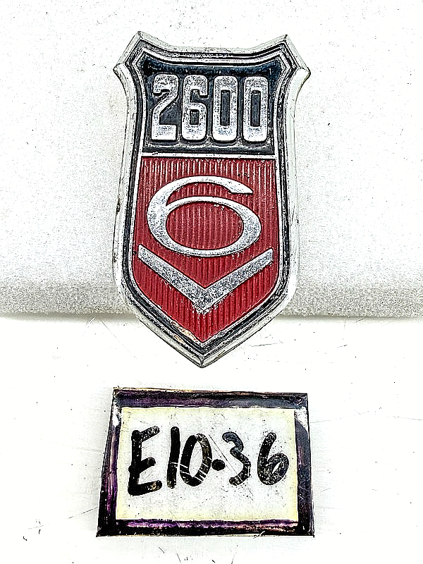 OEM Ford 1973 1974 Mercury Capri Fender Ornament Emblem Trim V6 2600 E10-36