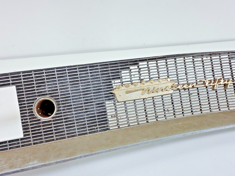 1956 CADILLAC SEDAN COUPE DEVILLE DASH MOLDINGS RADIO HEATER BEZEL TRIM B45-33